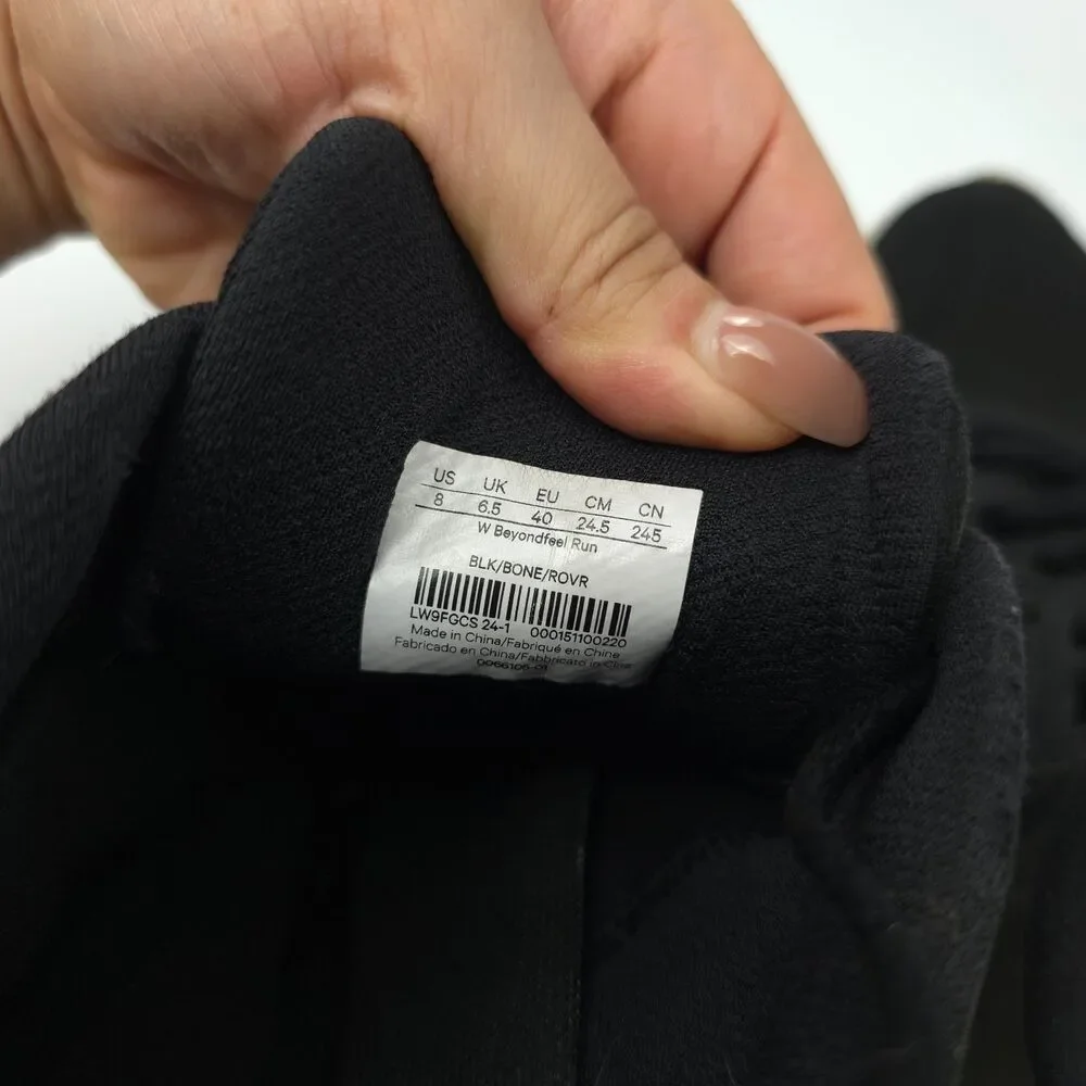 LULULEMON Beyondfeel Running Shoe Black Bone Rover Athleisure Sporty Clean Girl